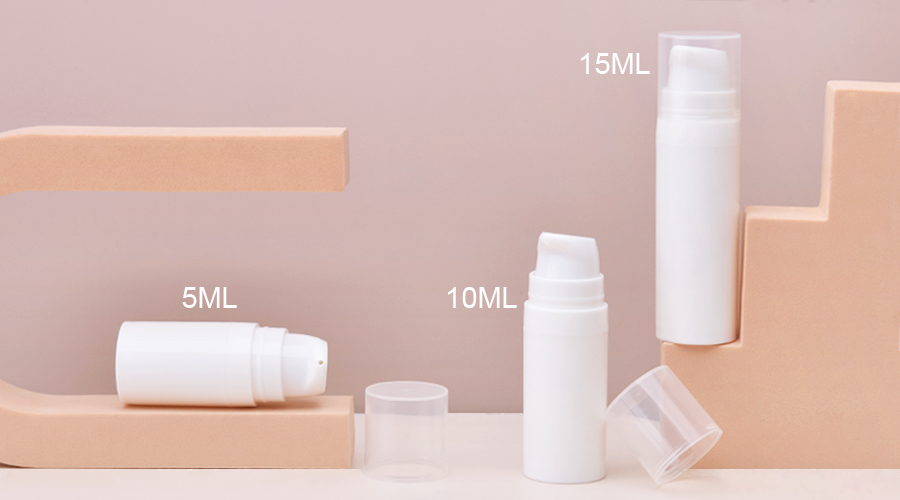 Безвоздушные бутылки для продуктов дорожного формата