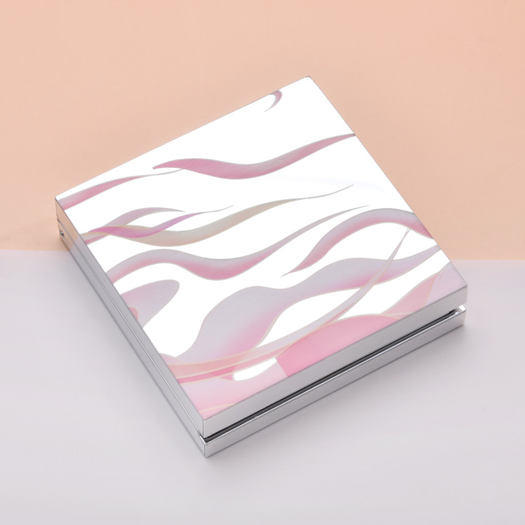 Пустой футляр для тональной основы на 4 кастрюли, пустой пластиковый косметический компактный футляр