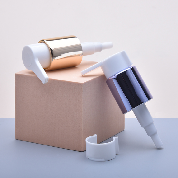 Насос для кремового масла с длинной насадкой, 0,5 куб.см, лечебный насос 0,5 куб.см 24/410, насос для перекачки крема с пластиковым фиксатором, алюминиевый насос для крема с серебряной крышкой