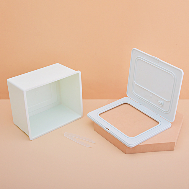 Прямоугольная хлопковая банка для таблеток, 600 г, откидная крышка, хлопковая банка для таблеток с салициловой кислотой, складная маска для лица, влажный компресс, хлопковая банка для таблеток, ПП банка с широким горлышком