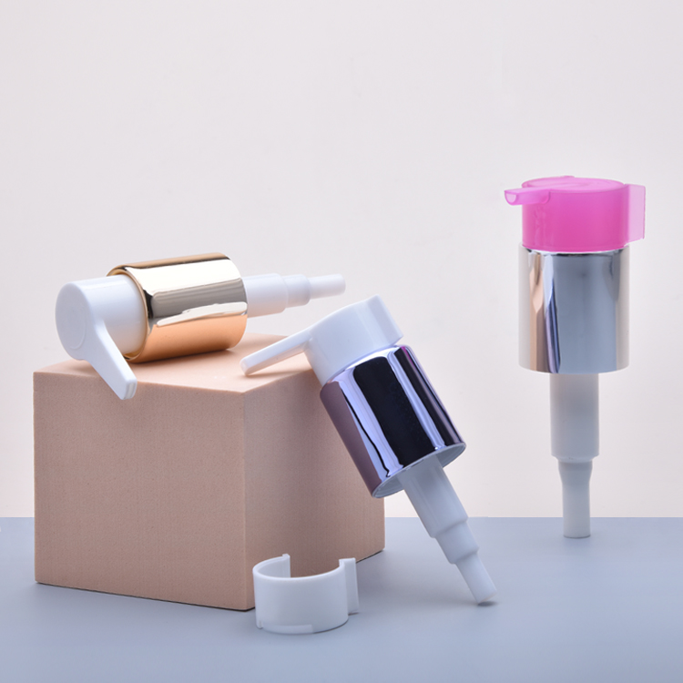 Насос для кремового масла с длинной насадкой, 0,5 куб.см, лечебный насос 0,5 куб.см 24/410, насос для перекачки крема с пластиковым фиксатором, алюминиевый насос для крема с серебряной крышкой