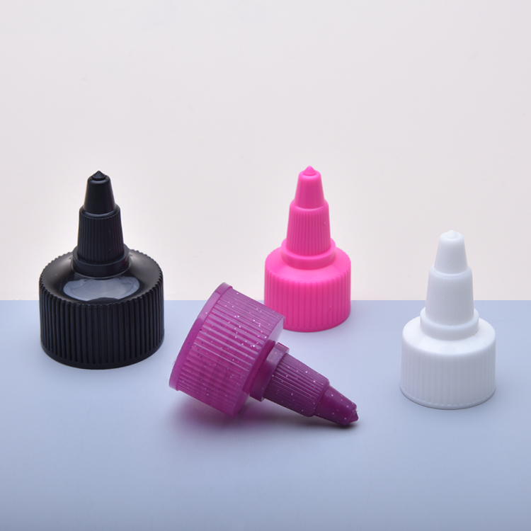 Пластиковая черная закручивающаяся верхняя крышка черного цвета по индивидуальному заказу, пластиковая закручивающаяся верхняя крышка 24/410 для ПЭТ-бутылок, крышки для бутылок с закручивающейся верхней крышкой и закручивающейся верхней крышкой