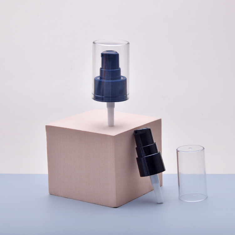 Насос для обработки 24/410 черного цвета, черный пластиковый насос для обработки крема, прозрачная прозрачная крышка насоса для обработки