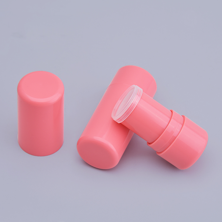 Круглый тюбик для консилера 5 г с силиконовой насадкой-кистью