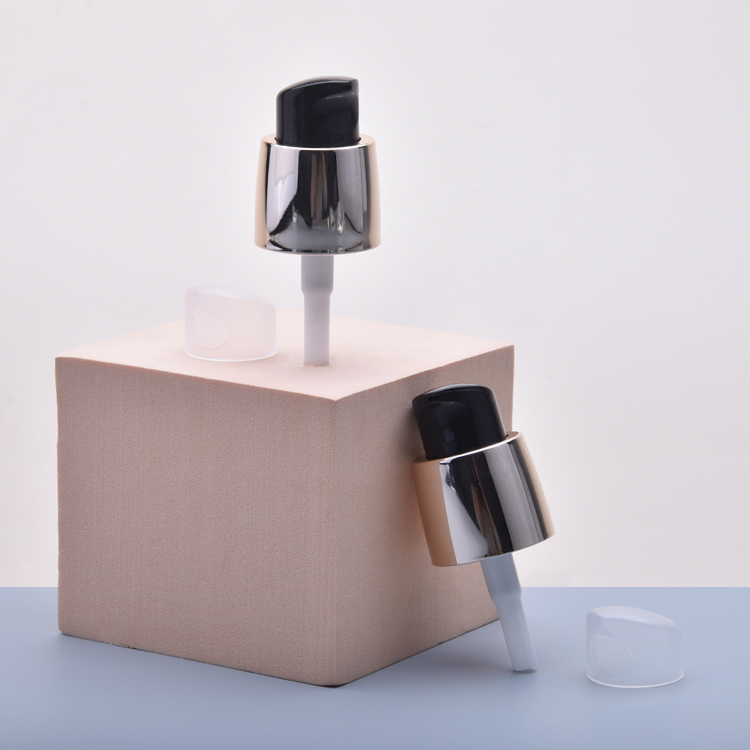 Дозатор сливочного масла для бутылки с насосом для крема для кожи, насос для крема для тональной основы с алюминиевой крышкой, лечебный насос 0,25 куб.см 18/410