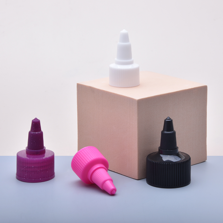 Пластиковая черная закручивающаяся верхняя крышка черного цвета по индивидуальному заказу, пластиковая закручивающаяся верхняя крышка 24/410 для ПЭТ-бутылок, крышки для бутылок с закручивающейся верхней крышкой и закручивающейся верхней крышкой