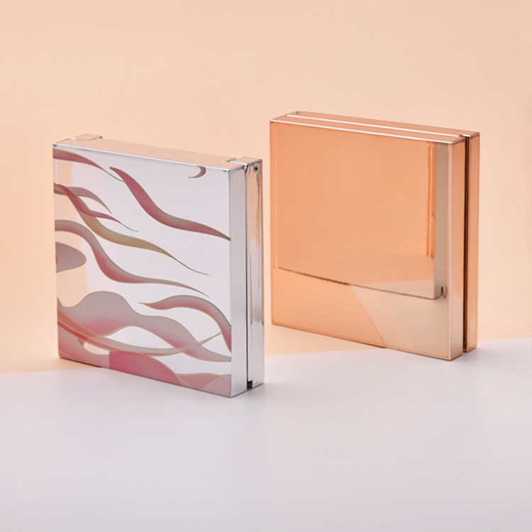 Пустой футляр для тональной основы на 4 кастрюли, пустой пластиковый косметический компактный футляр