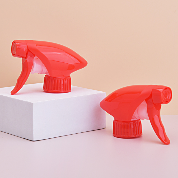 Полностью пластиковый триггерный распылитель 28 мм, окрашенный на заказ 