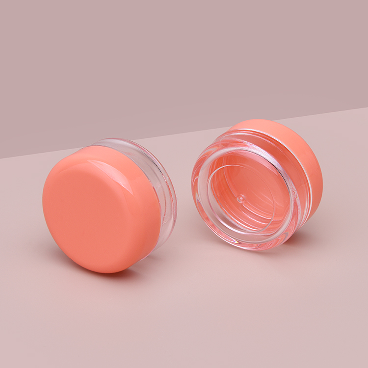 Небольшая дорожная косметическая банка, Полностью пластиковая косметическая банка, Оптовая продажа косметических баночек с фабрики