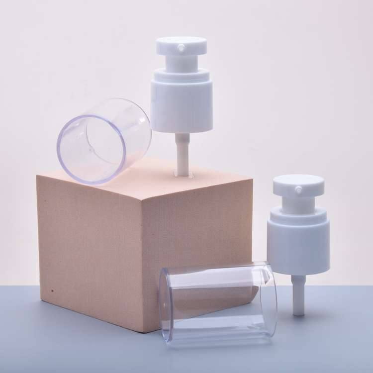 Косметический насос для крема для лица, Plasic 0.25CC 20/410 Лечебный насос, Черно-белый дозатор крема