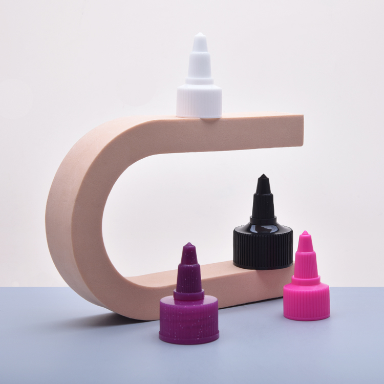 Пластиковая черная закручивающаяся верхняя крышка черного цвета по индивидуальному заказу, пластиковая закручивающаяся верхняя крышка 24/410 для ПЭТ-бутылок, крышки для бутылок с закручивающейся верхней крышкой и закручивающейся верхней крышкой