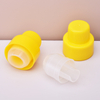 38-миллиметровая желтая пластиковая крышка для стирального порошка из полипропилена