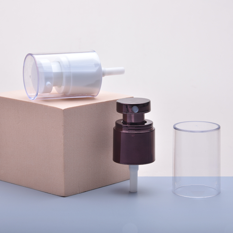 Косметический насос для крема для лица, Plasic 0.25CC 20/410 Лечебный насос, Черно-белый дозатор крема