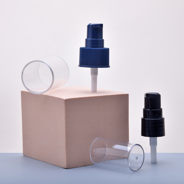 Насос для обработки 24/410 черного цвета, черный пластиковый насос для обработки крема, прозрачная прозрачная крышка насоса для обработки