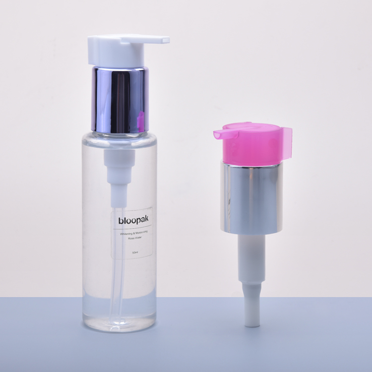 Насос для кремового масла с длинной насадкой, 0,5 куб.см, лечебный насос 0,5 куб.см 24/410, насос для перекачки крема с пластиковым фиксатором, алюминиевый насос для крема с серебряной крышкой